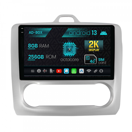 Focus MK2 2008-2011 - Navigatie 2K Android 13 Ford Focus 2 8GB | AutoDrop.ro