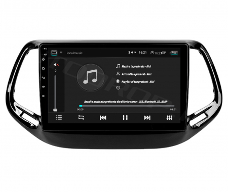 Navigatie Android Jeep Compass 2016+ 1GB | AutoDrop.ro [13]