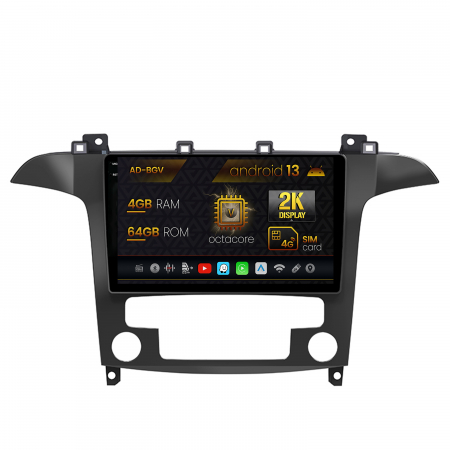 S-Max 2006-2010 - Navigatie 2K Android 13 Ford S-Max 4GB | AutoDrop.ro