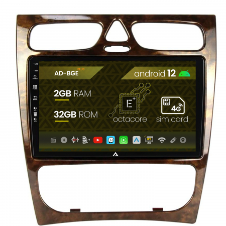 C Class W203 2000-2004 - Navigatie Carplay Benz C Class (W203) (2002-2004), 2GB | AutoDrop.ro