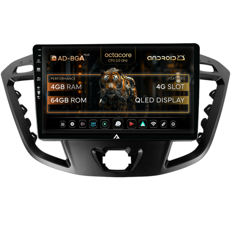 Transit / Tourneo Custom 2015-2021 - Navigatie  Android 13 Transit / Tourneo 4+64GB | AutoDrop.ro