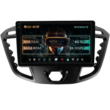 Transit / Tourneo Custom 2015-2021 - Navigatie Android 13 2K Transit / Tourneo 4GB | AutoDrop.ro