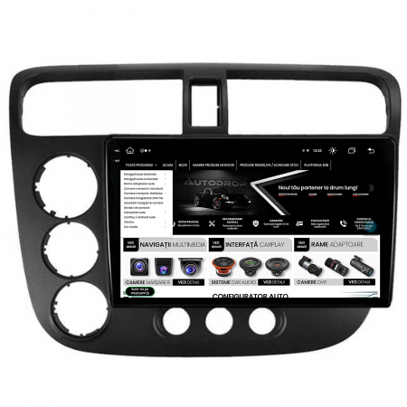 Navigatie Android 13 2K Honda Civic 8+256GB | AutoDrop.ro [10]