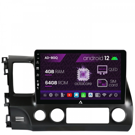 Navigatie Android 12 Honda Civic QLED | AutoDrop.ro [0]