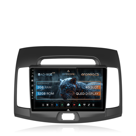 Elantra 2000-2012 - Carplay Android Hyundai Elantra 2007+ 2+32GB | AutoDrop.ro