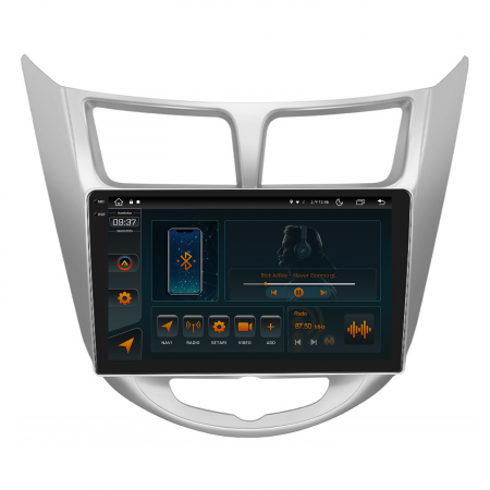 Carplay Android 2K Hyundai Accent (2011-2016) 4+64GB | AutoDrop.ro [1]