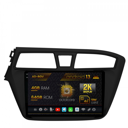 I20 2014-2018 - Navigatie Android 2K Hyundai I20 2014-2018 4GB | AutoDrop.ro
