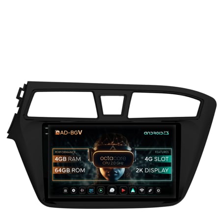 I20 2014-2018 - Navigatie Android 2K Hyundai I20 2014-2018 4GB | AutoDrop.ro