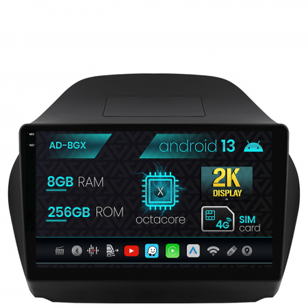 IX35 2009-2016 - Navigatie Android 13 2K Hyundai IX35 8+256GB | AutoDrop.ro