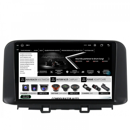 Carplay 2K Android 13 Hyundai Kona 4GB | AutoDrop.ro [7]
