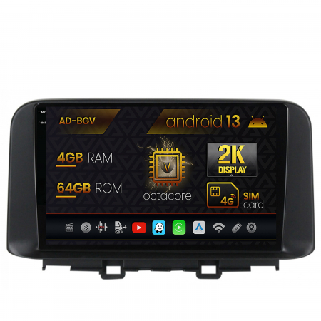Kona 2018 - >> - Carplay 2K Android 13 Hyundai Kona 4GB | AutoDrop.ro