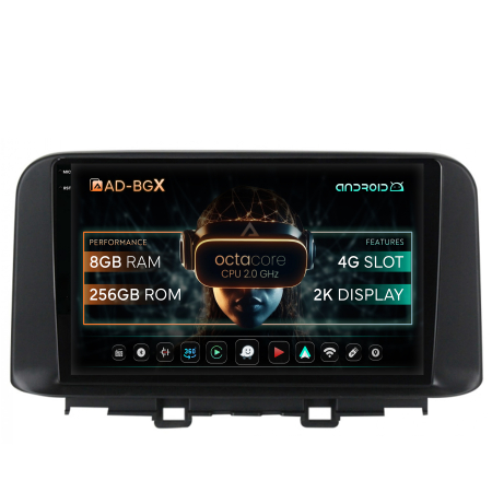 Kona 2018 - >> - Carplay 2K Android 13 Hyundai Kona 8GB | AutoDrop.ro