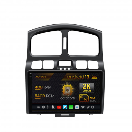 Santa Fe I 2001-2006 - Navigatie Android 13 2K Hyundai Santa FE 4GB | AutoDrop.ro