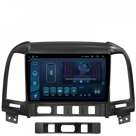 Navigatie Android 13 2K Hyundai Santa FE 8GB | AutoDrop.ro [1]