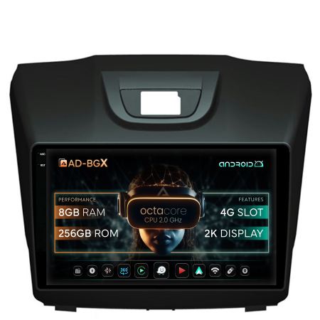 D-MAX 2015-2018 - Navigatie 2K Isuzu D-MAX 2015+ Android 8GB | AutoDrop.ro