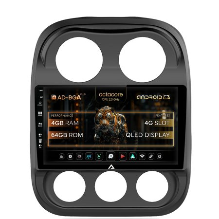 Compass 2010-2016 - Navigatie Android Jeep Compass 2009+ 4GB | AutoDrop.ro