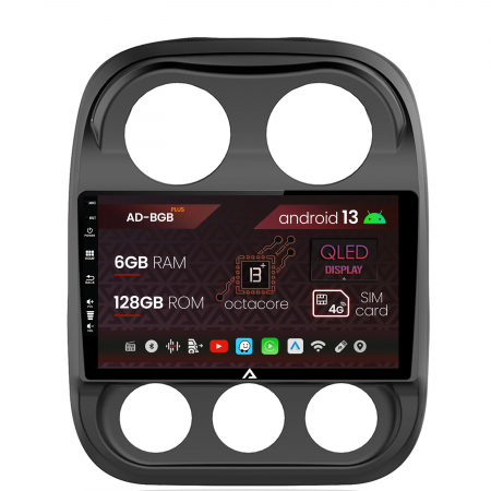 Compass 2010-2016 - Navigatie Android Jeep Compass 2016+ 6GB | AutoDrop.ro