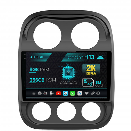 Compass 2010-2016 - Navigatie 2K Android Jeep Compass 2009+ 8GB | AutoDrop.ro