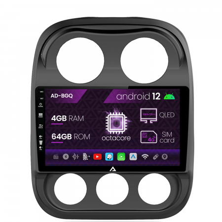 Navigatie QLED Jeep Compass 2016+ 4GB | AutoDrop.ro [1]