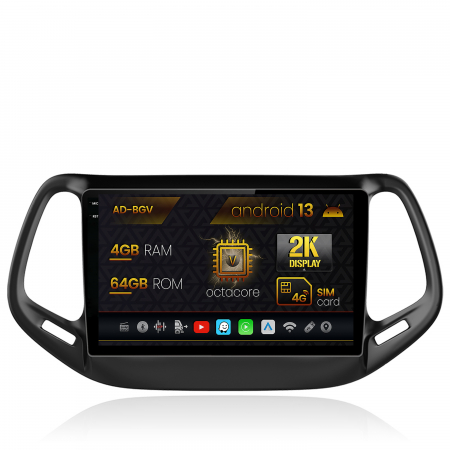 Compass 2017 - >> - Navigatie 2K Android Jeep Compass 2016+ 4GB | AutoDrop.ro