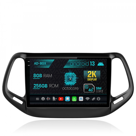 Compass 2017 - >> - Navigatie 2K Android Jeep Compass 2016+ 8GB | AutoDrop.ro