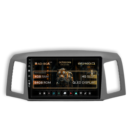 Grand Cherokee 2004-2007 - Navigatie Android Jeep Grand Cherokee 05-07 4+64GB | AutoDrop.ro