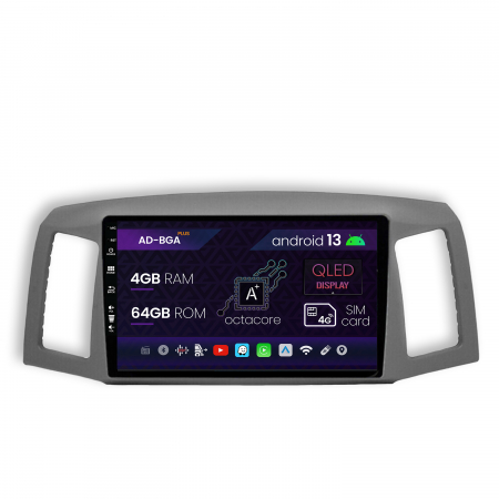 Grand Cherokee 2004-2007 - Navigatie Android Jeep Grand Cherokee 05-07 4+64GB | AutoDrop.ro