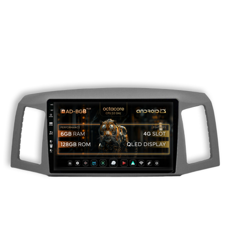 Grand Cherokee 2004-2007 - Navigatie Android Jeep Grand Cherokee 05-07 6+128GB | AutoDrop.ro