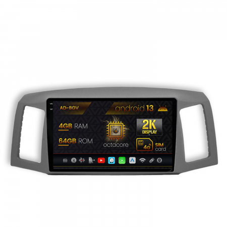 Grand Cherokee 2004-2007 - Navigatie 2K Android 13 Jeep Grand Cherokee 4GB | AutoDrop.ro