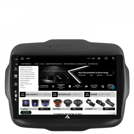 Navigatie Android Jeep Renegade 2014-2018 8GB | AutoDrop.ro [3]