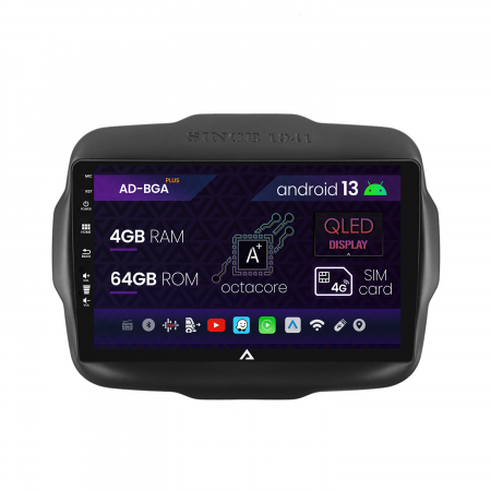 Navigații auto dedicate - Navigatie Android Jeep Renegade 2014-2018 4GB | AutoDrop.ro