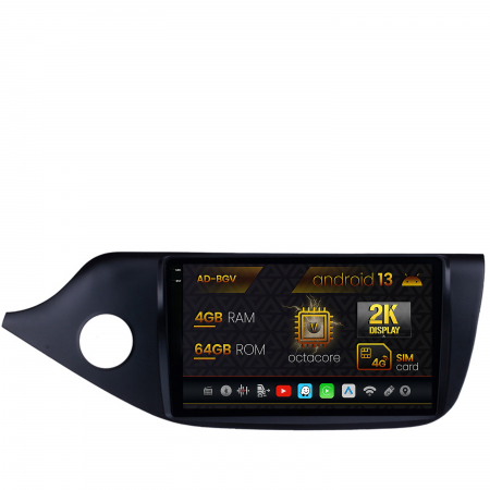 Ceed 2012 - 2018 - Navigatie 2K Android 13 Kia Ceed 4+64GB | AutoDrop.ro