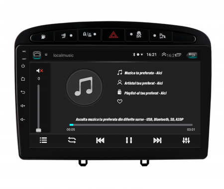 Navigatie Android Peugeot 308/408 | AutoDrop.ro [6]