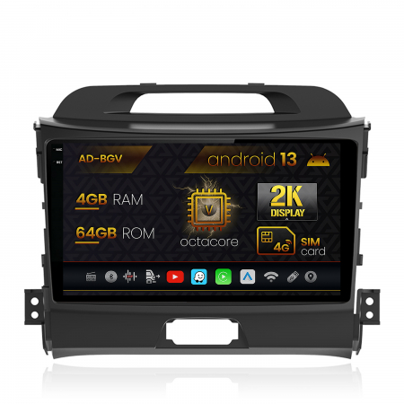 Sportage 2010-2015 - Navigatie 2K Android 13 Kia Sportage 4+64GB | AutoDrop.ro