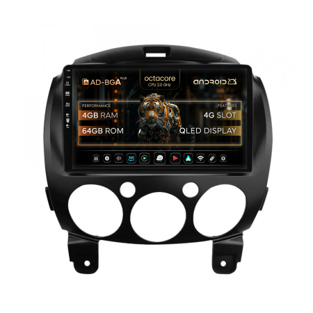 Mazda 2 - Navigatie  Android  Mazda 2 (2007-2014) 4+64GB | AutoDrop.ro