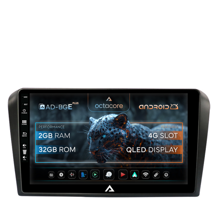 Mazda 3 2003-2009 - Navigatie Carplay Android 12 Mazda 3 03-09 | AutoDrop.ro