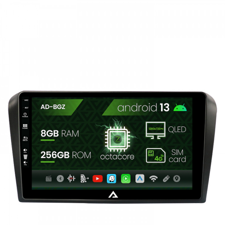 Mazda 3 2003-2009 - Navigatie Android 13 Mazda 3 8+256GB | AutoDrop.ro
