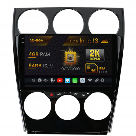 Mazda 6 2002-2008 - Navigatie 2K Android 13 Mazda 6 4+64GB | AutoDrop.ro