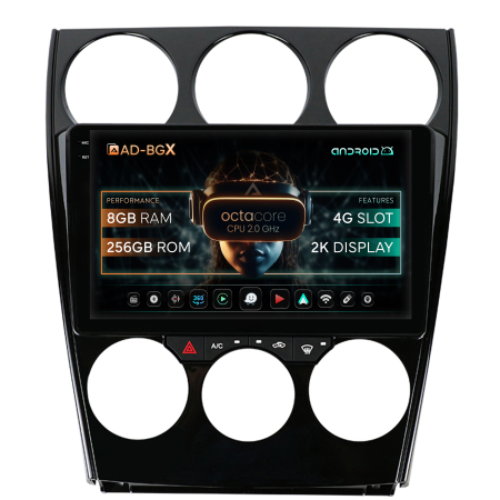 Mazda 6 2002-2008 - Navigatie 2K Android 13 Mazda 6 8+256GB | AutoDrop.ro