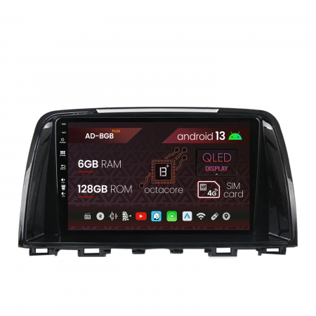 Mazda 6 2013-2015 - Navigatie Mazda 6 (2013-2015) cu Android 6+128GB | AutoDrop.ro