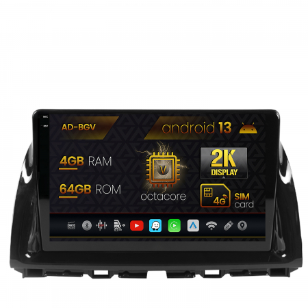 CX-5 2012-2014 - Navigatie 2K Android Mazda CX-5 2012-2015 4GB | AutoDrop.ro