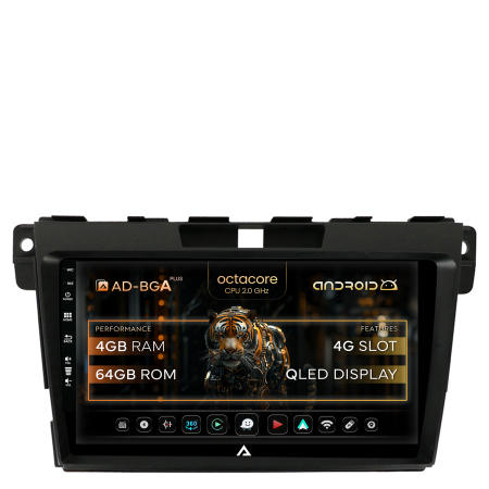 CX-7 2007-2012 - Navigatie  Android  Mazda CX-7 9" 4+64GB | AutoDrop.ro