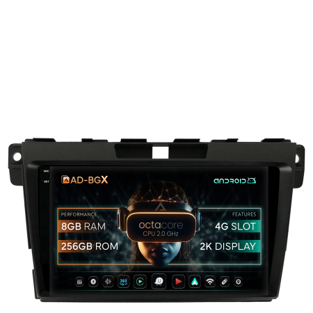 CX-7 2007-2012 - Navigatie 2K Android 13 Mazda CX-7 9" 8+256GB | AutoDrop.ro