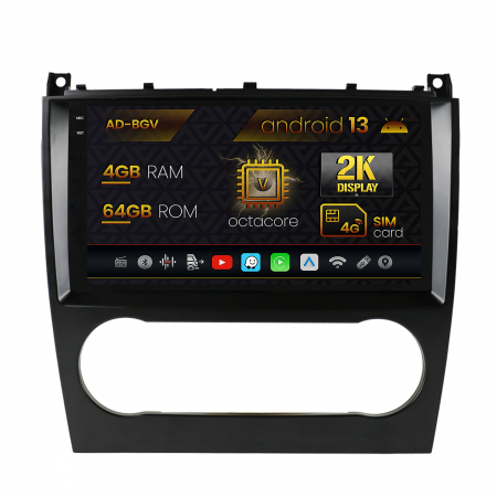 C Class W203 2004-2007 - Navigatie Android 2K 13 Mercedes W203 4+64GB | AutoDrop.ro