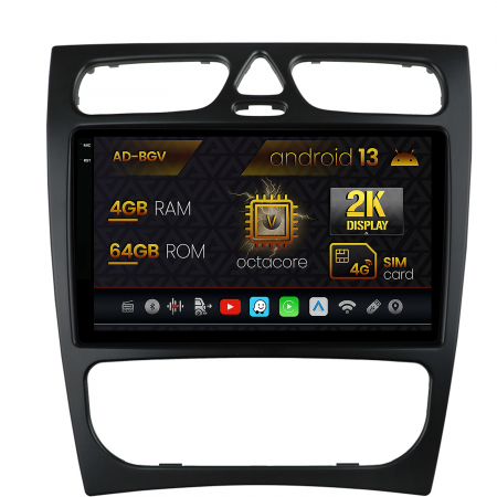 C Class W203 2000-2004 - Navigatie Android 2K 13 Mercedes W203, CLK 4GB | AutoDrop.ro