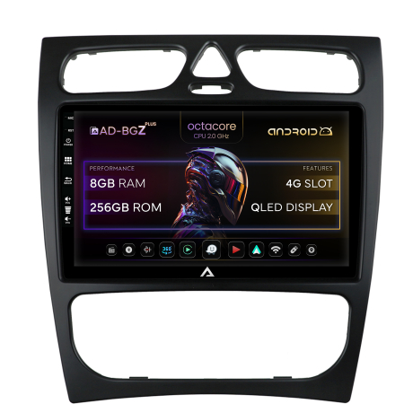 C Class W203 2000-2004 - Navigatie Android Mercedes CLK 8GB | AutoDrop.ro
