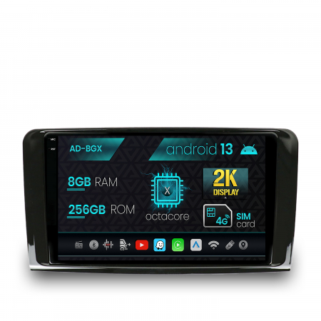 ML W164 2005-2011 - Android 13 2K Mercedes Benz ML/GL 8+256GB | AutoDrop.ro