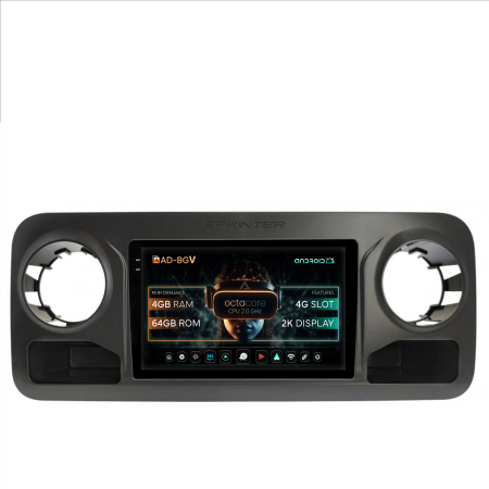 Sprinter 2018->> - Navigatie 2K Android 13 Mercedes Benz 4GB | AutoDrop.ro