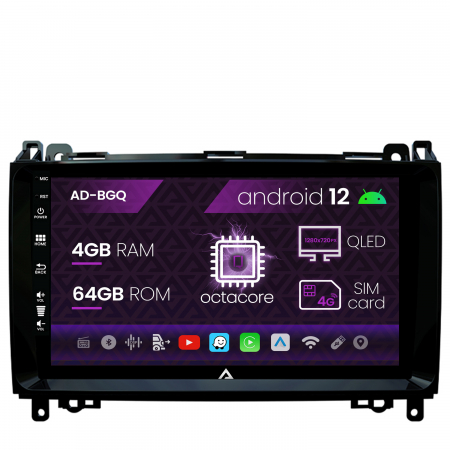 Navigatie Android 12 Mercedes 4GB QLED | AutoDrop.ro [0]