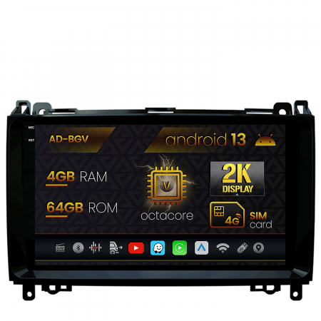A Class W169 2004-2012 - Navigatie Android 13 Mercedes Benz 4GB | AutoDrop.ro